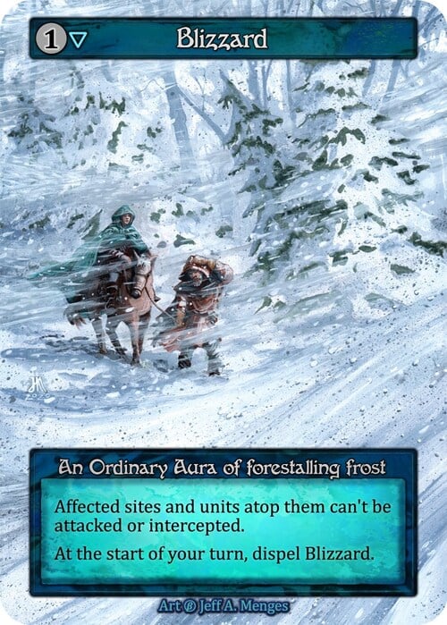 Blizzard Card Front