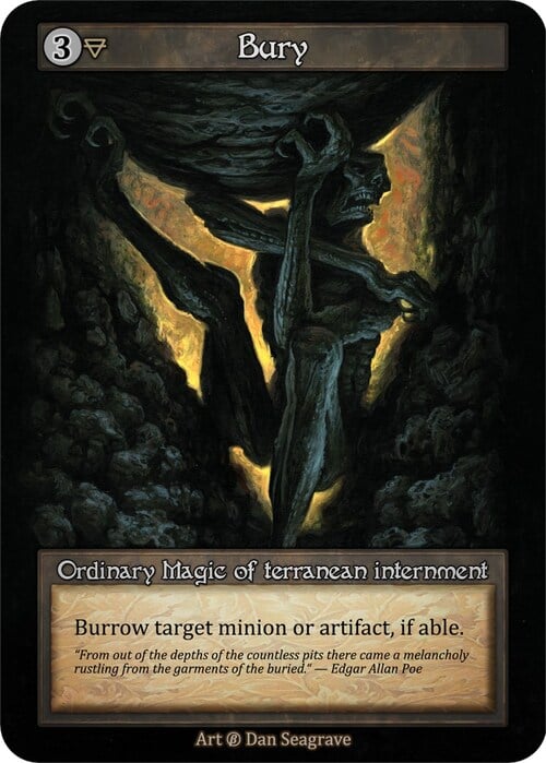 Bury Card Front