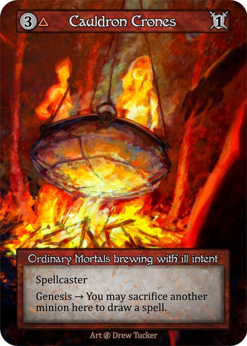 Cauldron Crones Card Front