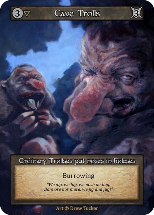 Cave Trolls Card Front