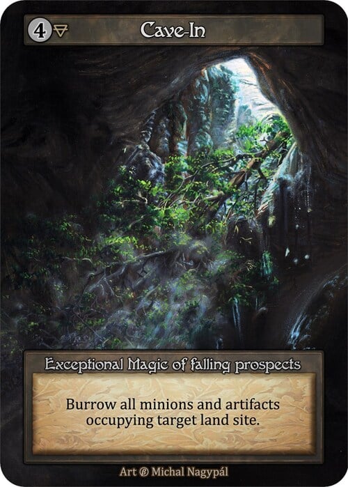 Cave-In Card Front