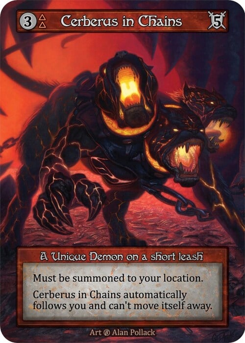 Cerberus in Chains Card Front