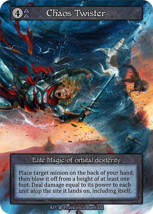 Chaos Twister Card Front