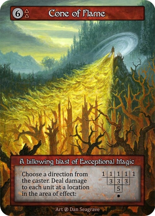 Cone of Flame Card Front