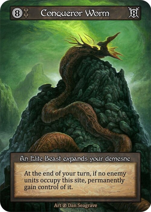 Conqueror Worm Card Front