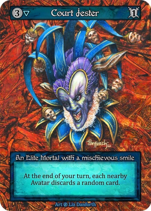 Court Jester Card Front