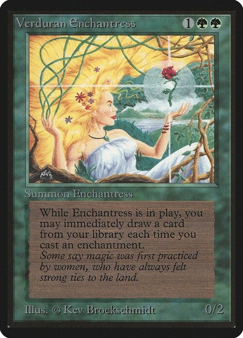 Verduran Enchantress Card Front