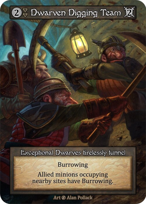 Dwarven Digging Team Card Front