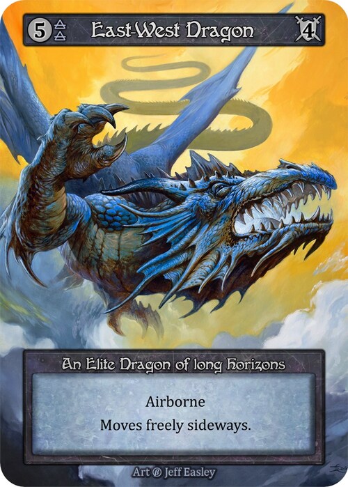 East-West Dragon Card Front