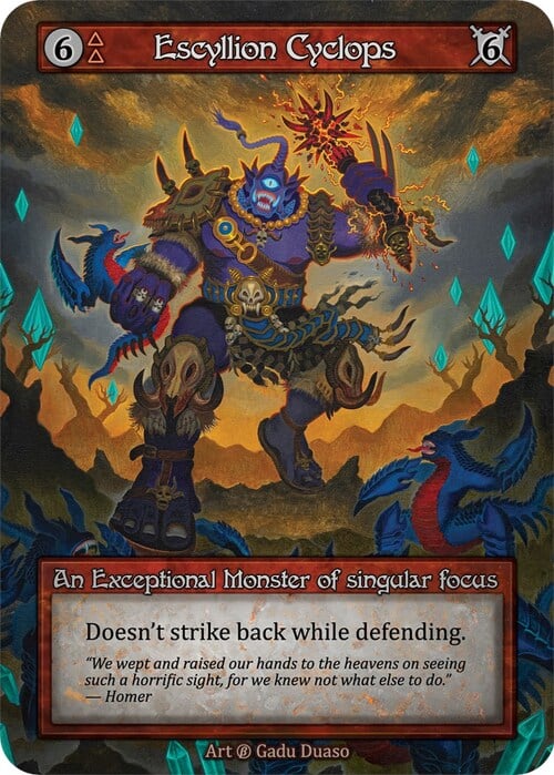 Escyllion Cyclops Card Front