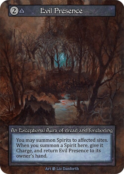 Evil Presence Card Front