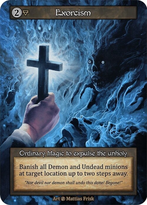Exorcism Card Front