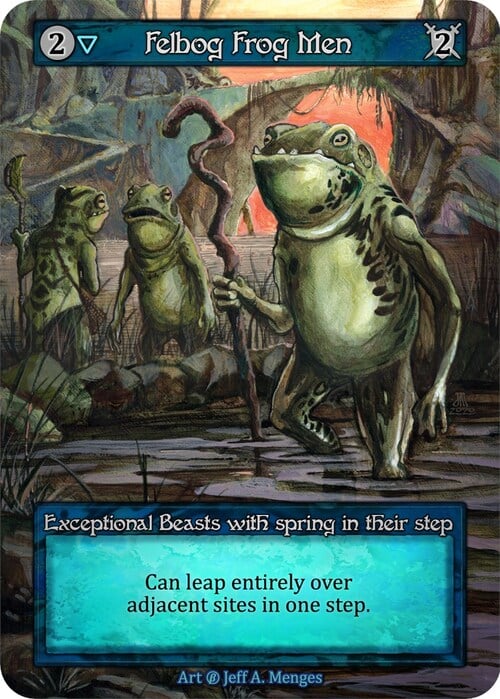Felbog Frog Men Card Front