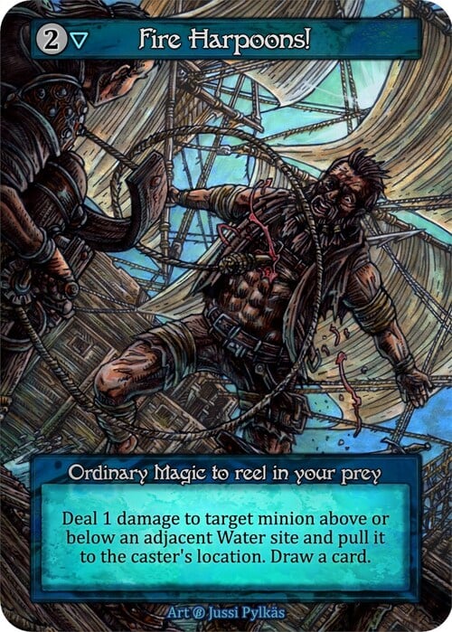 Fire Harpoons! Card Front