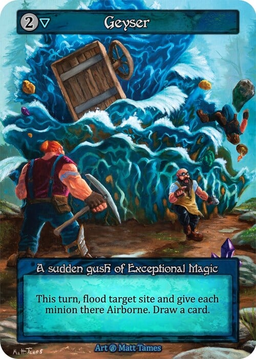 Geyser Card Front