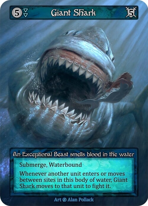 Giant Shark Card Front
