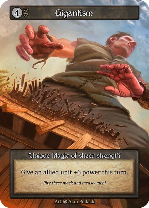 Gigantism Card Front
