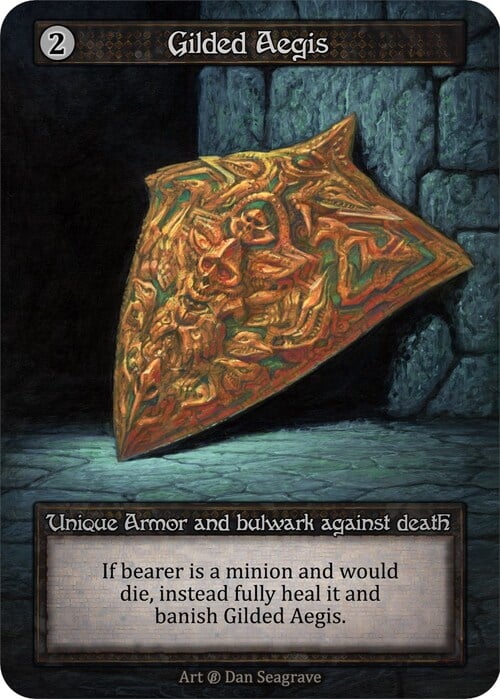 Gilded Aegis Card Front