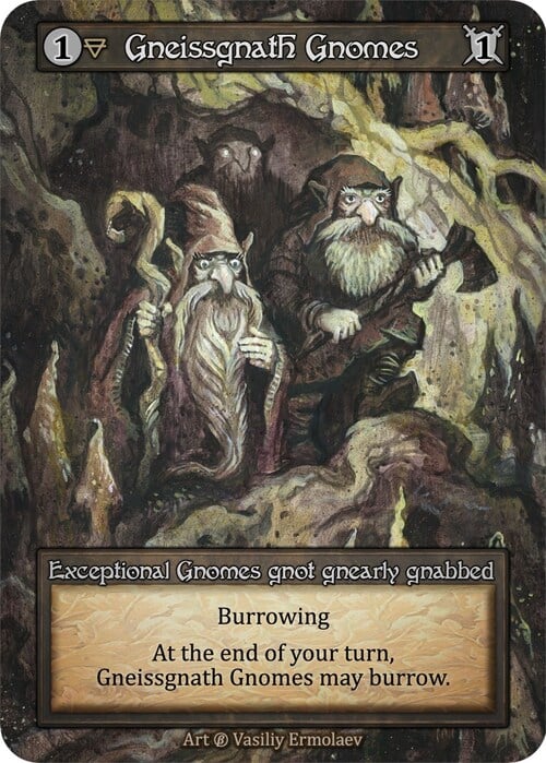 Gneissgnath Gnomes Card Front