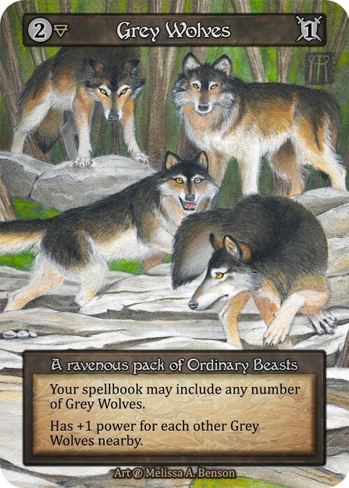 Grey Wolves Card Front