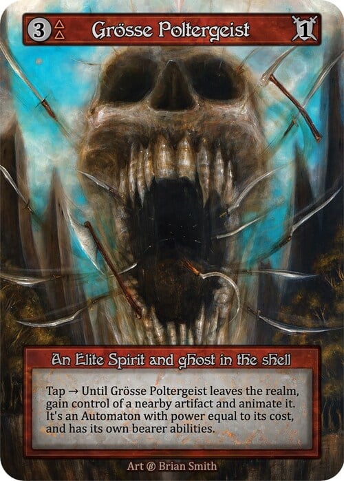 Grösse Poltergeist Card Front