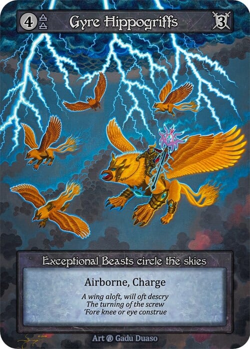 Gyre Hippogriffs Card Front