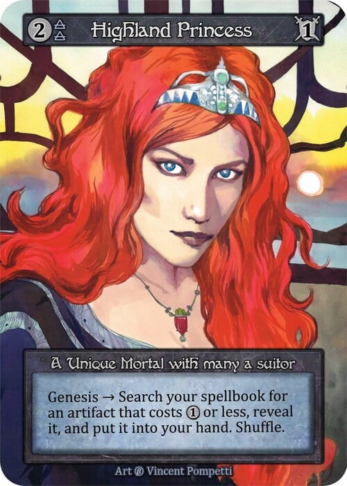 Highland Princess Card Front