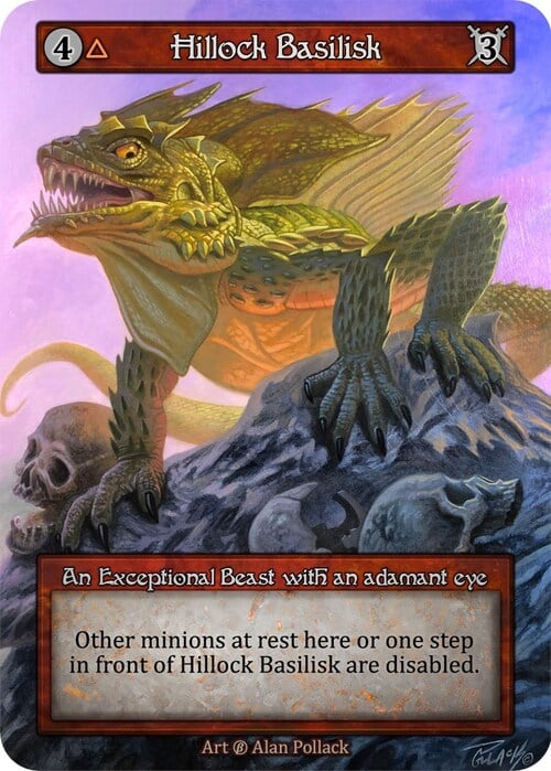 Hillock Basilisk Card Front