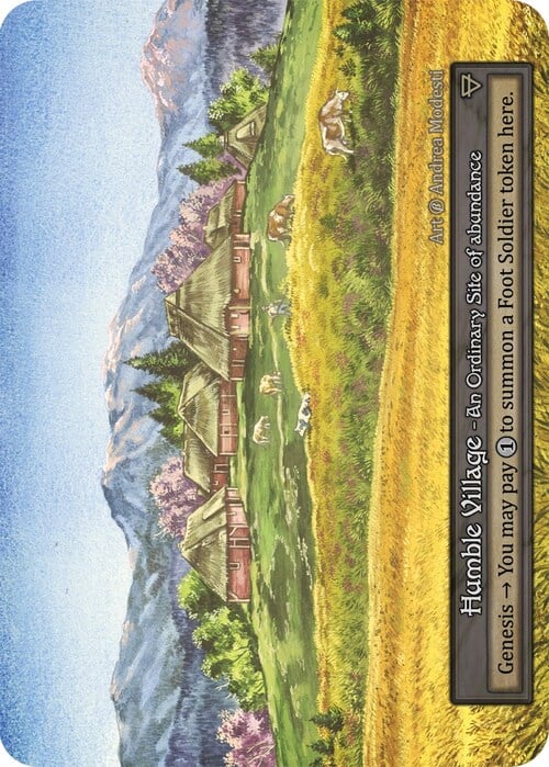 Humble Village Card Front