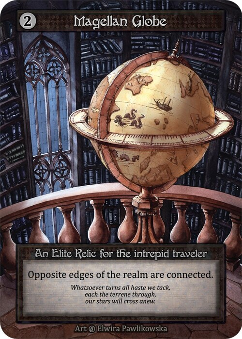 Magellan Globe Card Front