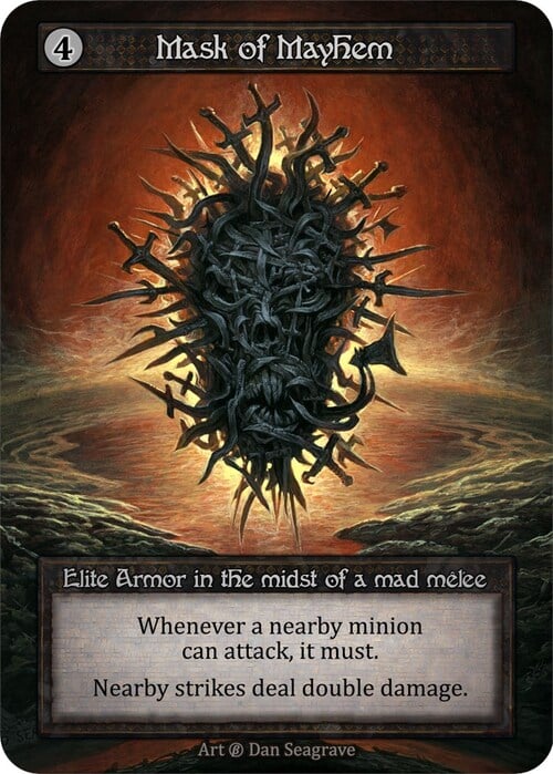 Mask of Mayhem Card Front