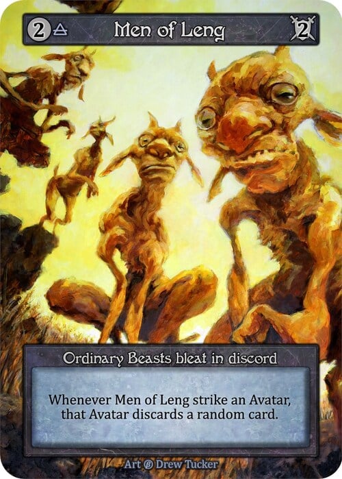 Men of Leng Card Front