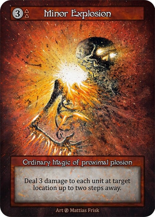 Minor Explosion Card Front