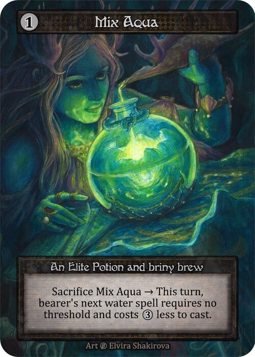 Mix Aqua Card Front