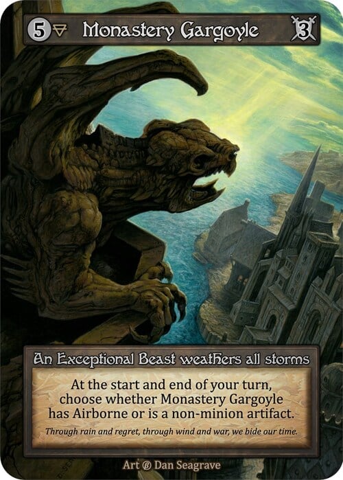 Monastery Gargoyle Card Front