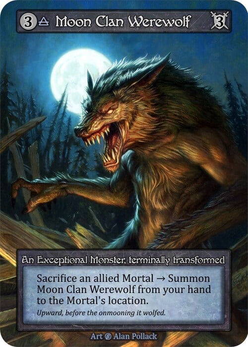 Moon Clan Werewolf Card Front