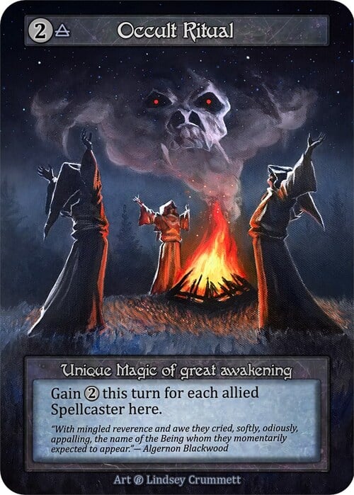 Occult Ritual Card Front