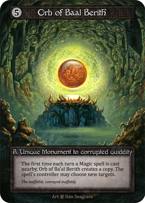 Orb of Ba'al Berith Card Front