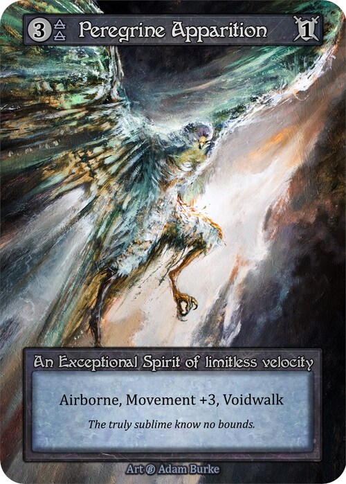 Peregrine Apparition Card Front