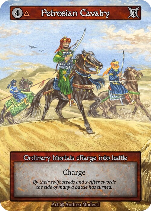 Petrosian Cavalry Card Front