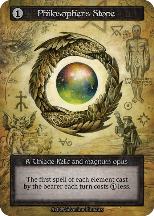 Philosopher's Stone Card Front