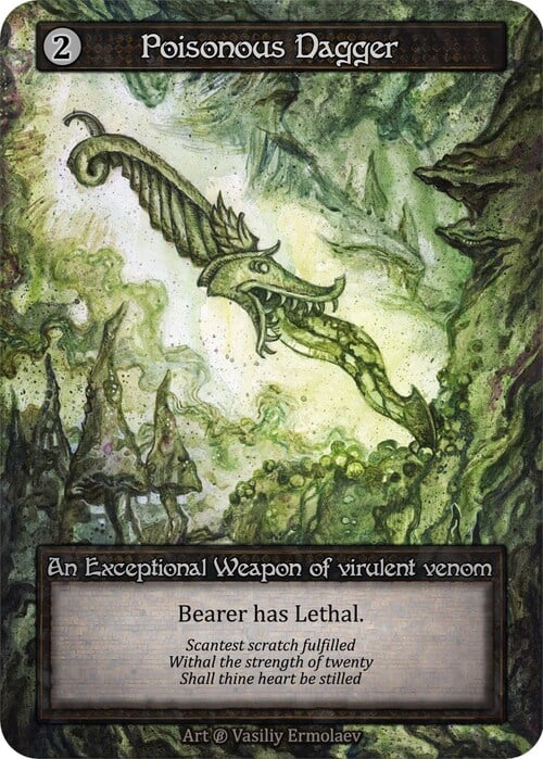 Poisonous Dagger Card Front