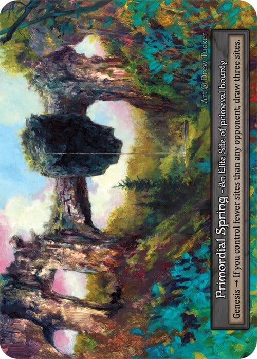 Primordial Spring Card Front