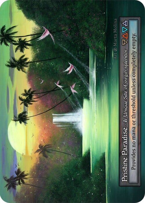 Pristine Paradise Card Front