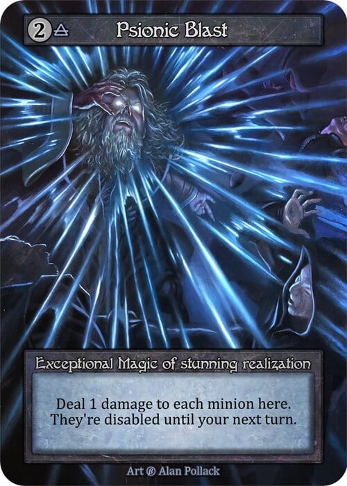 Psionic Blast Card Front