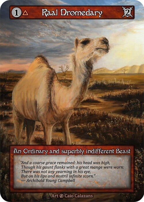 Raal Dromedary Card Front