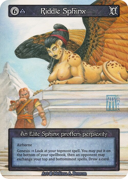 Riddle Sphinx Card Front