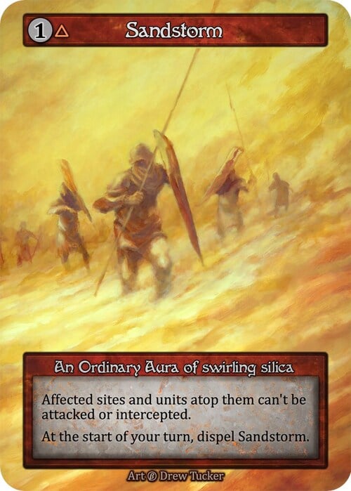 Sandstorm Card Front