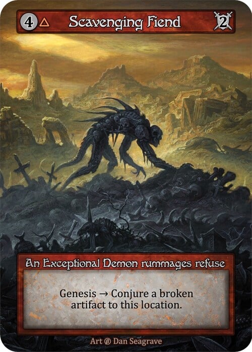 Scavenging Fiend Card Front