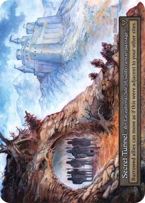 Secret Tunnel Card Front